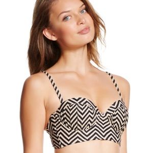 NEW XHILARATION push up swim top
